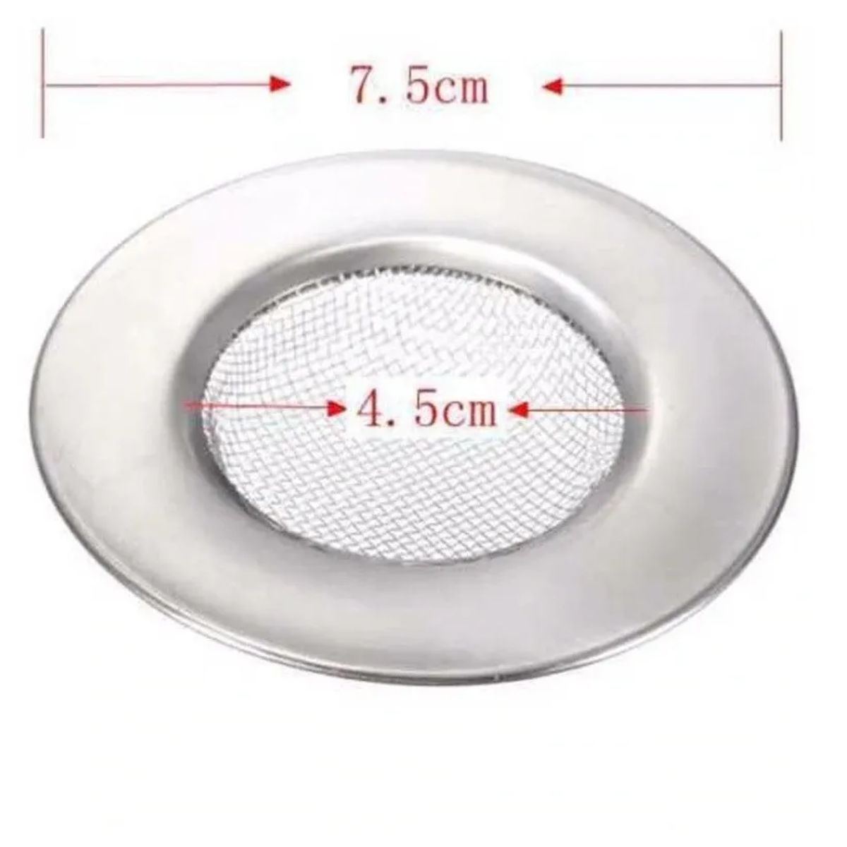 GENERICO - Rejilla De Desague Para Lavaplatos Cocina 75mm Diametro