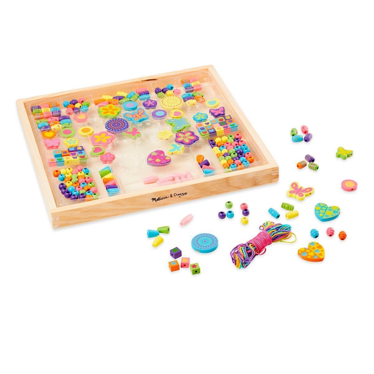 MELISSA & DOUG - Set de manualidades Melissa and Doug collares de madera