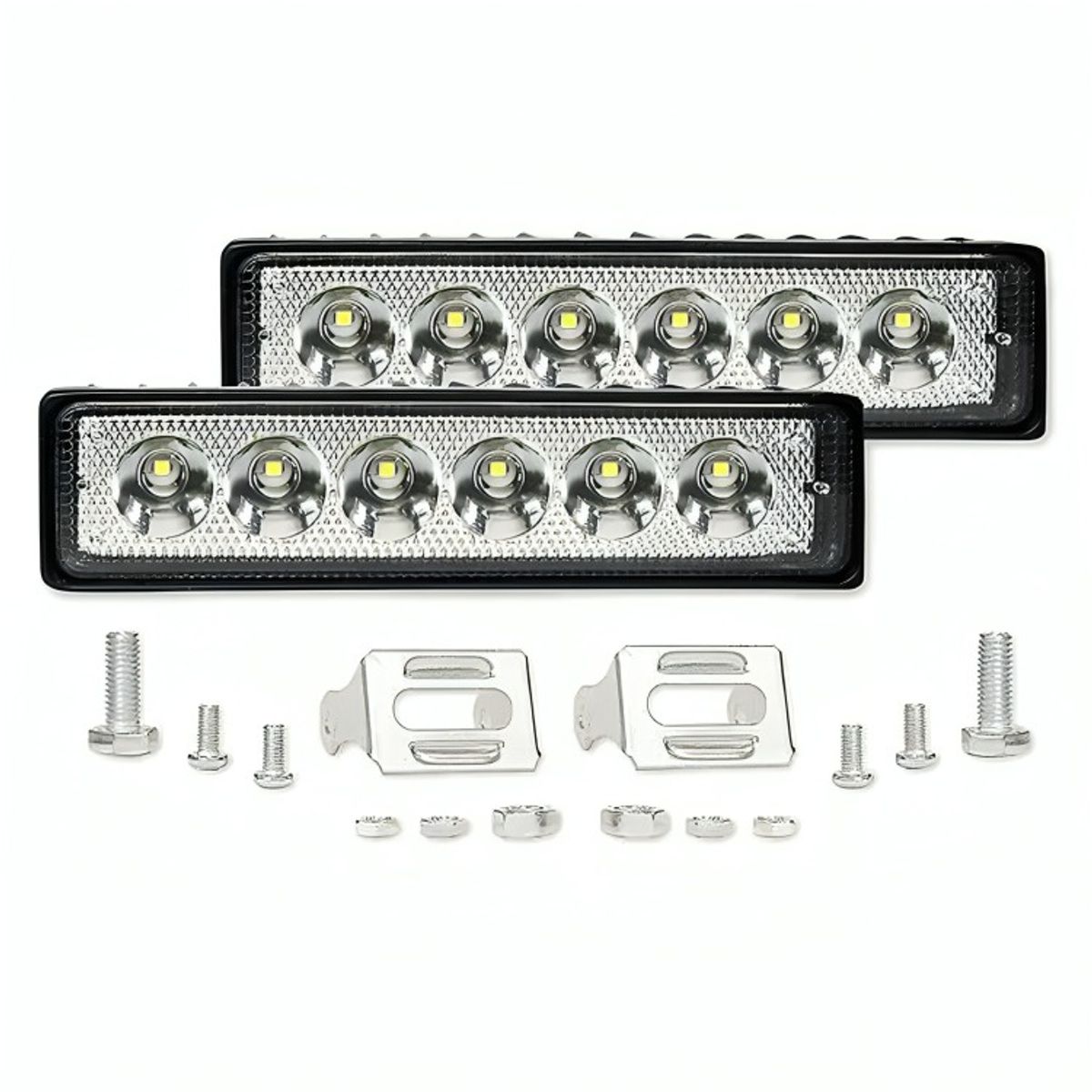 GENERICO - Pack 2 Barra Para Auto Repuesto