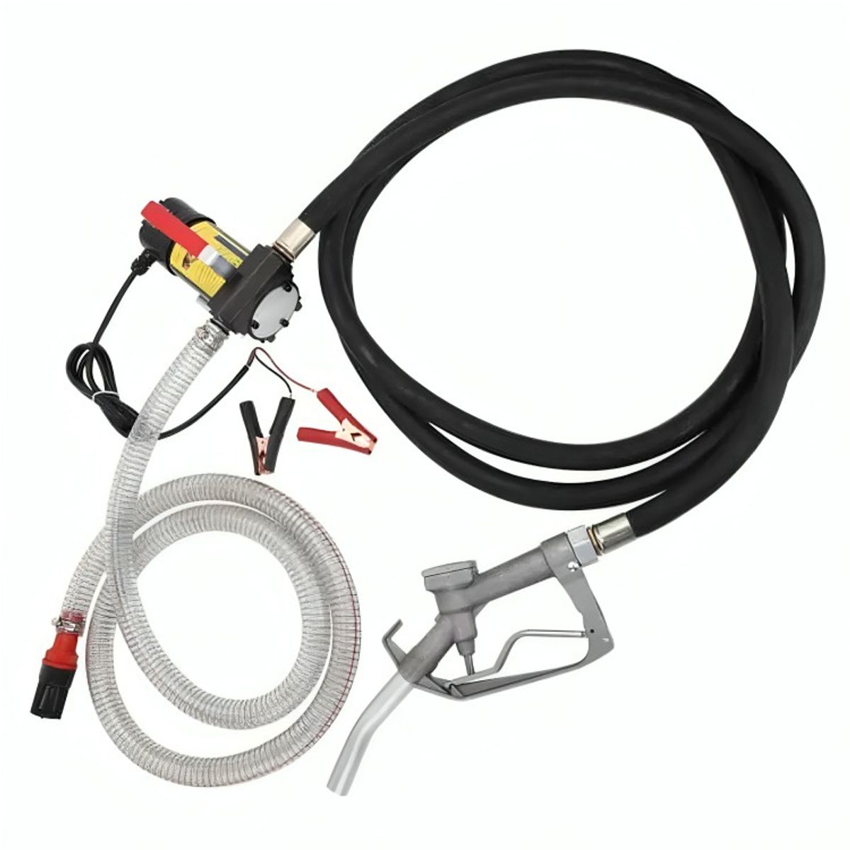 GENERICO - Bomba Trasvasije 12v 175w Motor Manguera Pistola