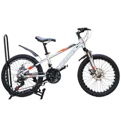 GENERICO - Bicicleta Aro 20 CfBike Con Freno Disco Y 21 Vel. Gris