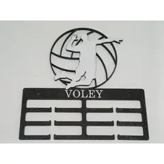 GENERICO - Medallero de Voleibol - Negro