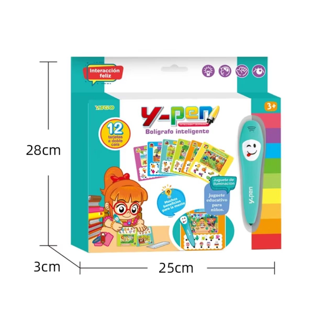 GENERICO - LIBRO DE APREDIZAJE INTERATIVO CON BOLIGRAFO INTELIGENTE MONTESSORI