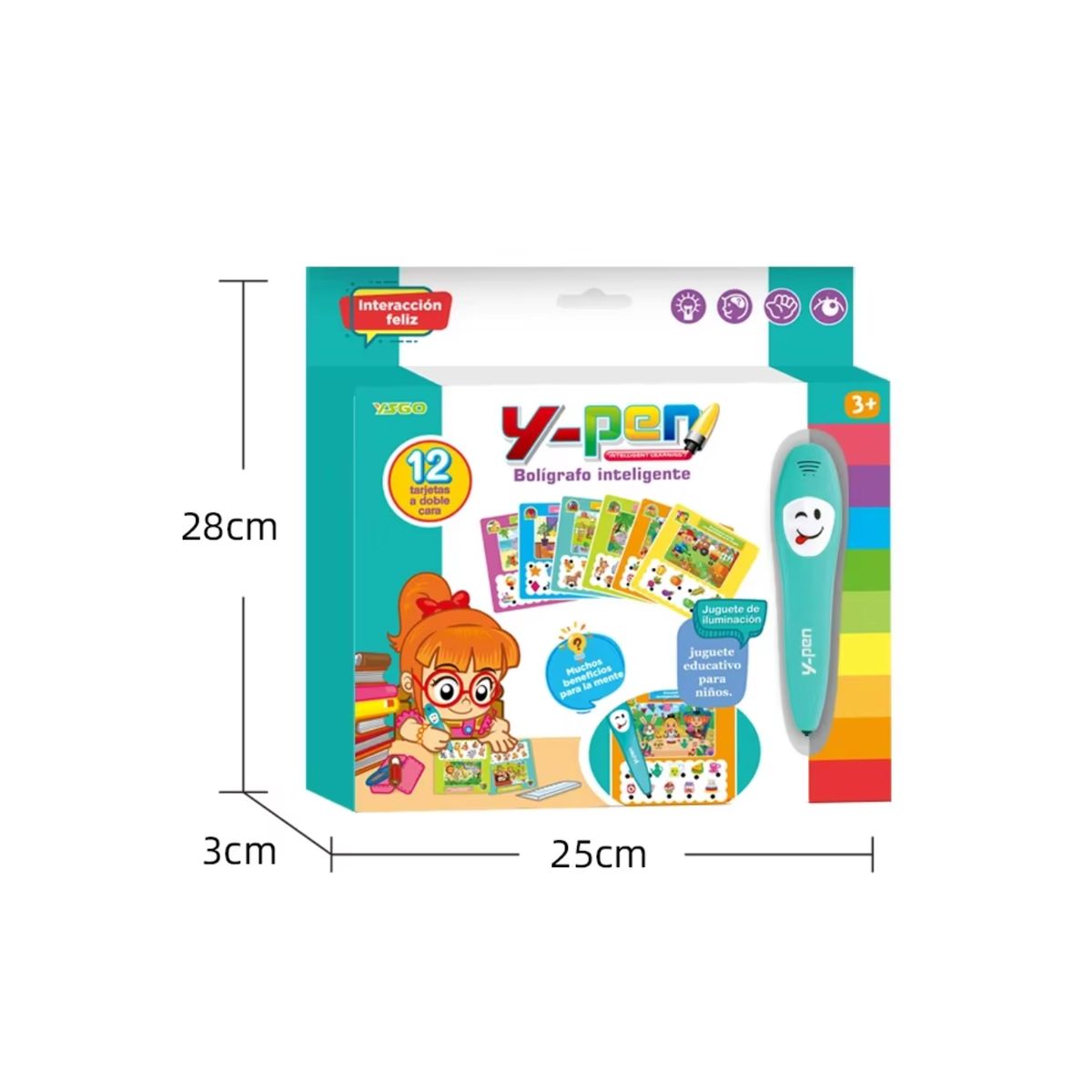 GENERICO - LIBRO DE APREDIZAJE INTERATIVO CON BOLIGRAFO INTELIGENTE MONTESSORI