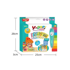 GENERICO - LIBRO DE APREDIZAJE INTERATIVO CON BOLIGRAFO INTELIGENTE MONTESSORI