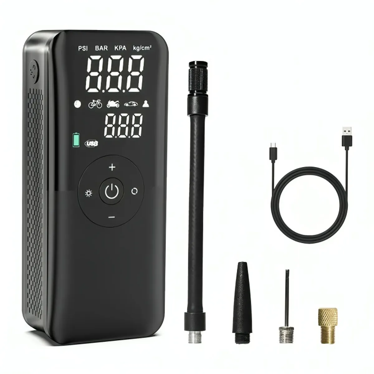 GENERICO - Compresor Aire 150psi Auto Moto Bicicleta Power Bank 2600mah