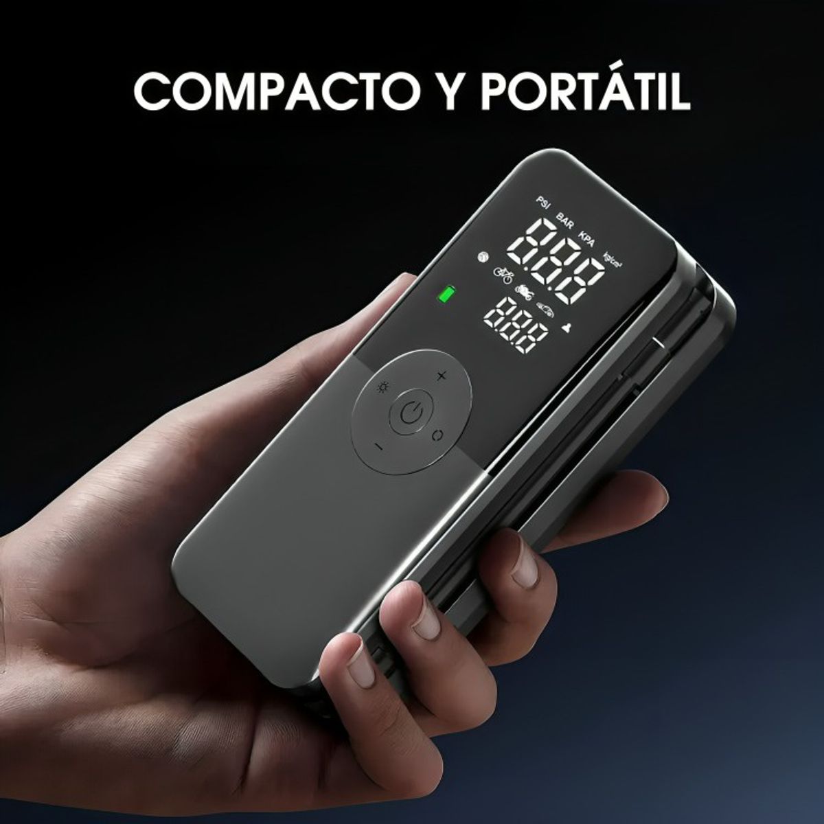 GENERICO - Compresor Aire 150psi Auto Moto Bicicleta Power Bank 2600mah