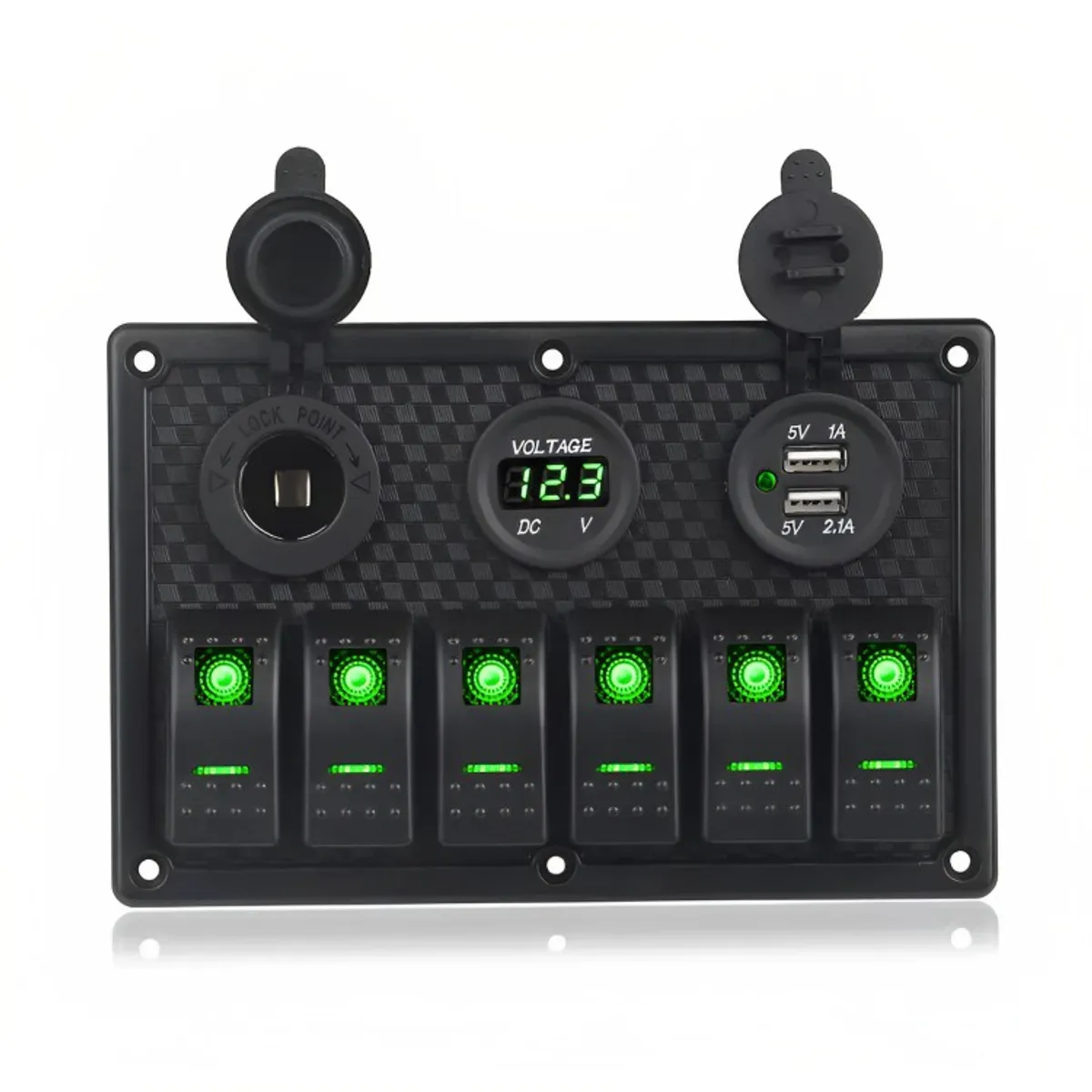 GENERICO - Panel Interruptor Led Encendido 12v A 24v