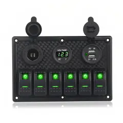 GENERICO - Panel Interruptor Led Encendido 12v A 24v