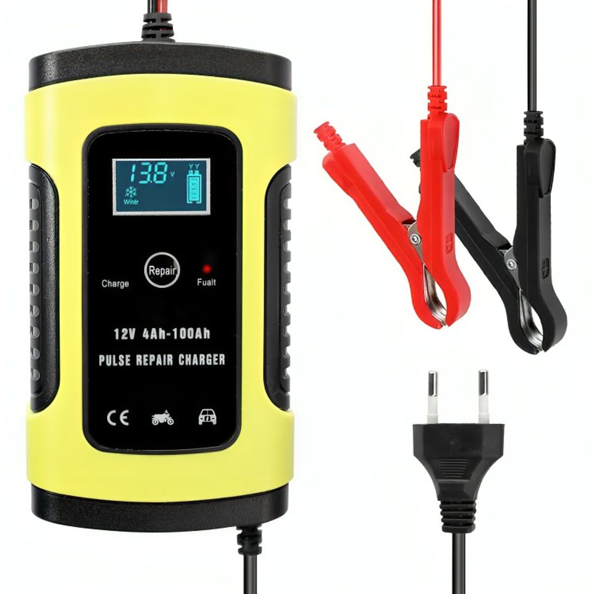 GENERICO - Cargador De Batería Inteligente 12v De Auto