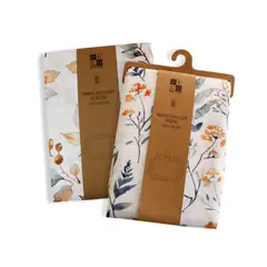 DECO EXPRESS - Set 2 Manteles Antimanchas Floral y Silvestre 130x180 cm