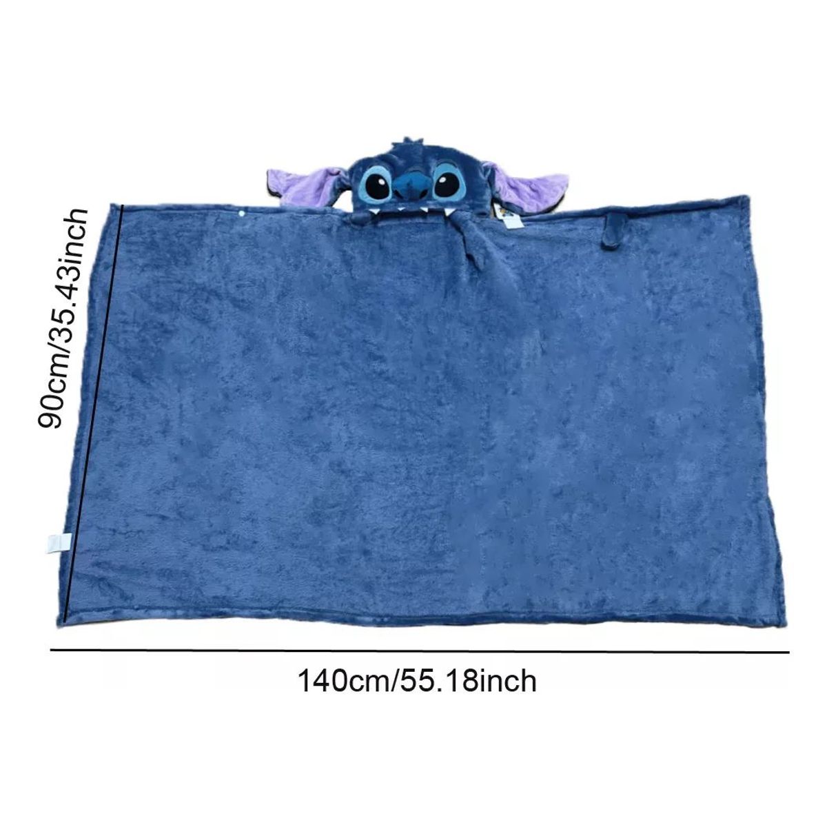 SHOP EHOME BAG - Manta Stitch Extra Gruesa Tipo Sudadera con Capucha y Guantes