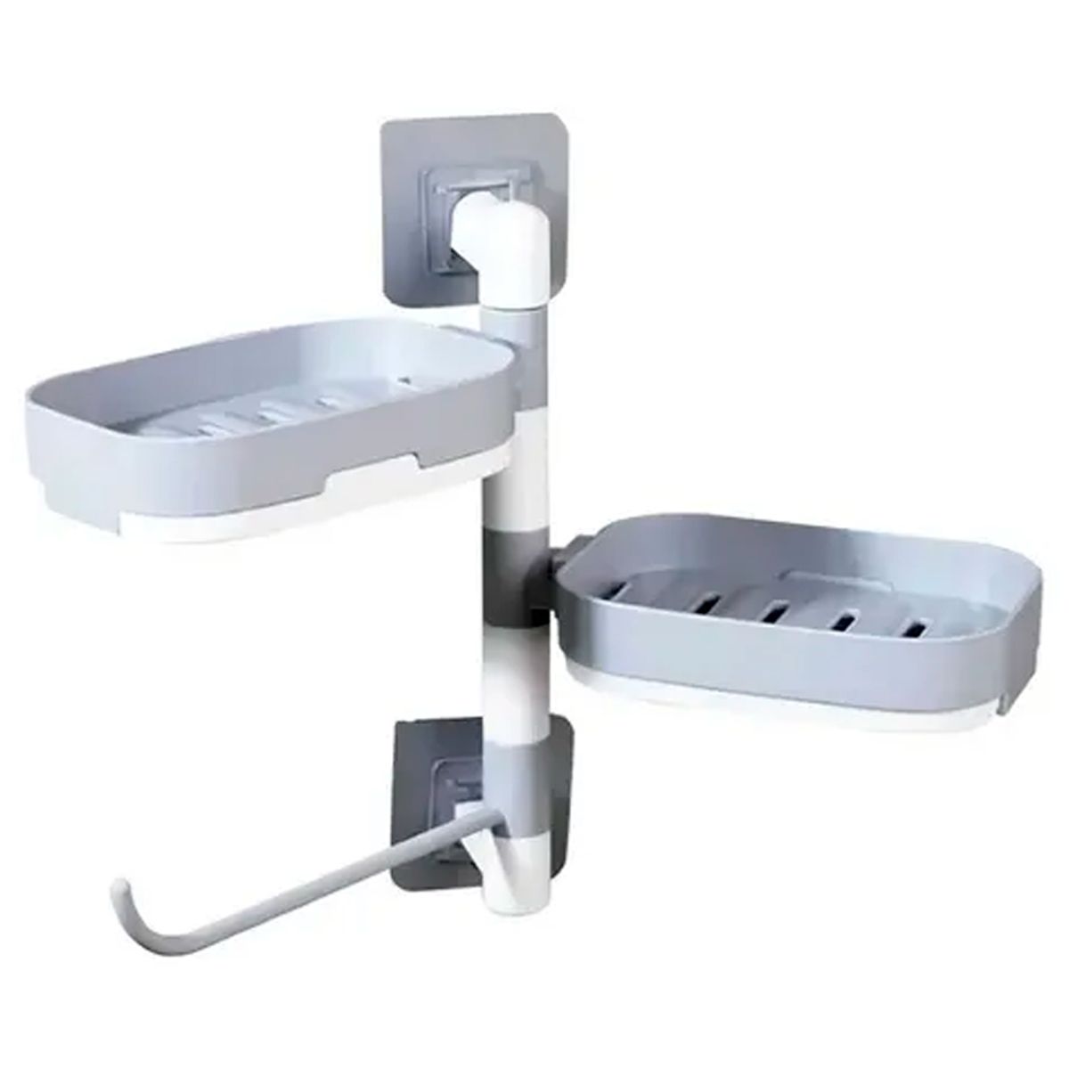 IRM - Organizador De Ducha Jabonera Toallas Giratoria Repisa Baño Flotante