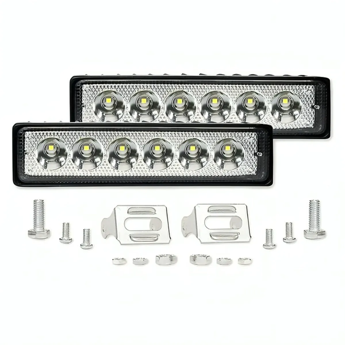 GENERICO - Pack 2 Barra Para Auto Repuesto