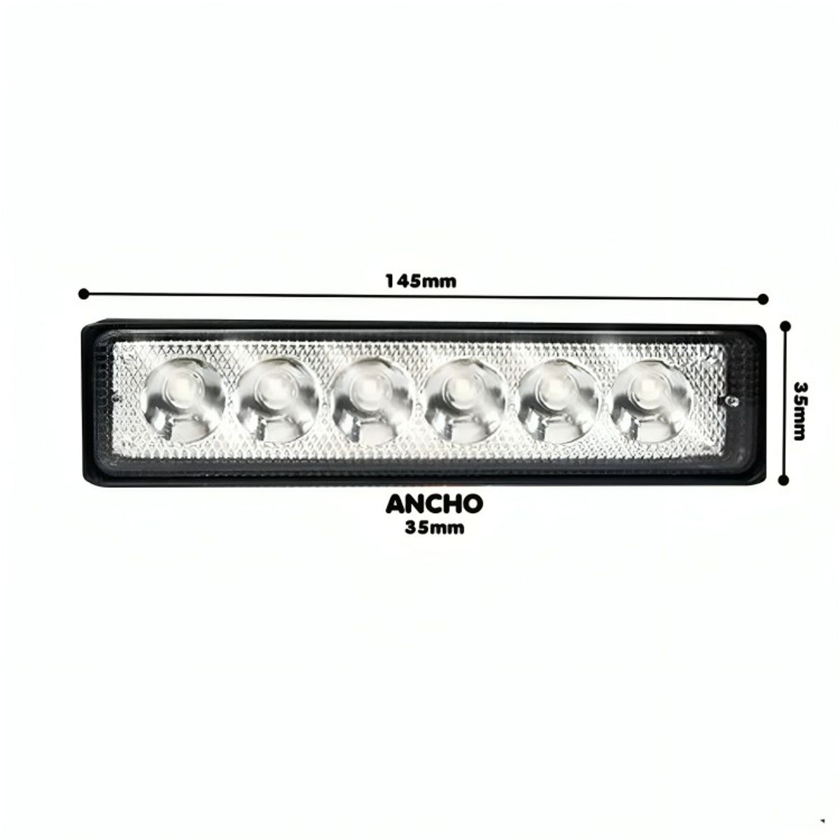 GENERICO - Pack 2 Barra Para Auto Repuesto