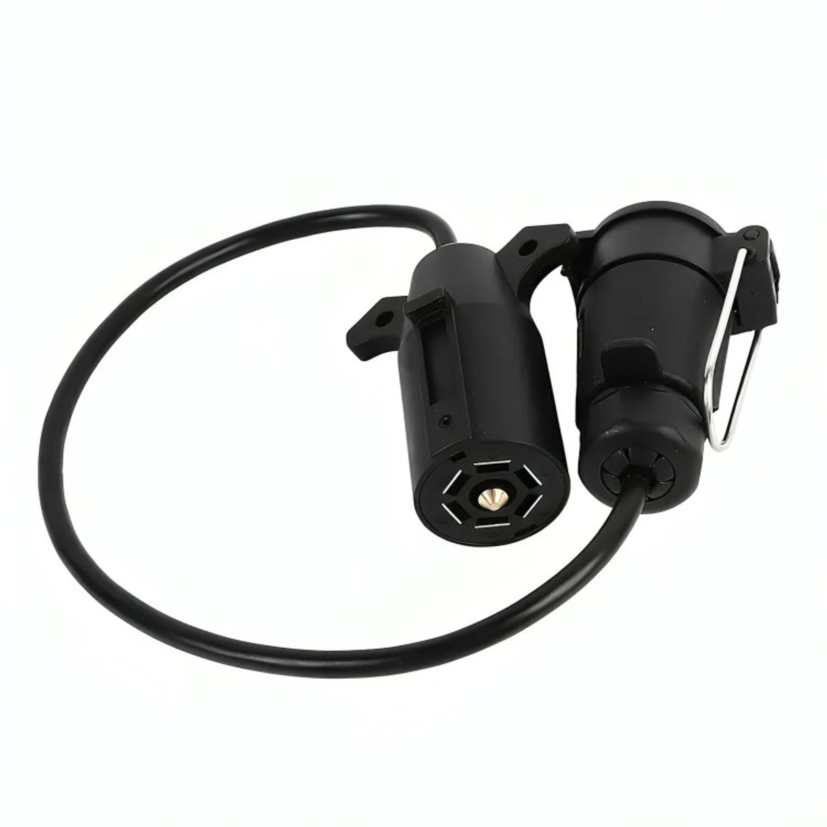 GENERICO - Adaptador Enchufe Vehículo Americano Remolque Europeo 7 pines