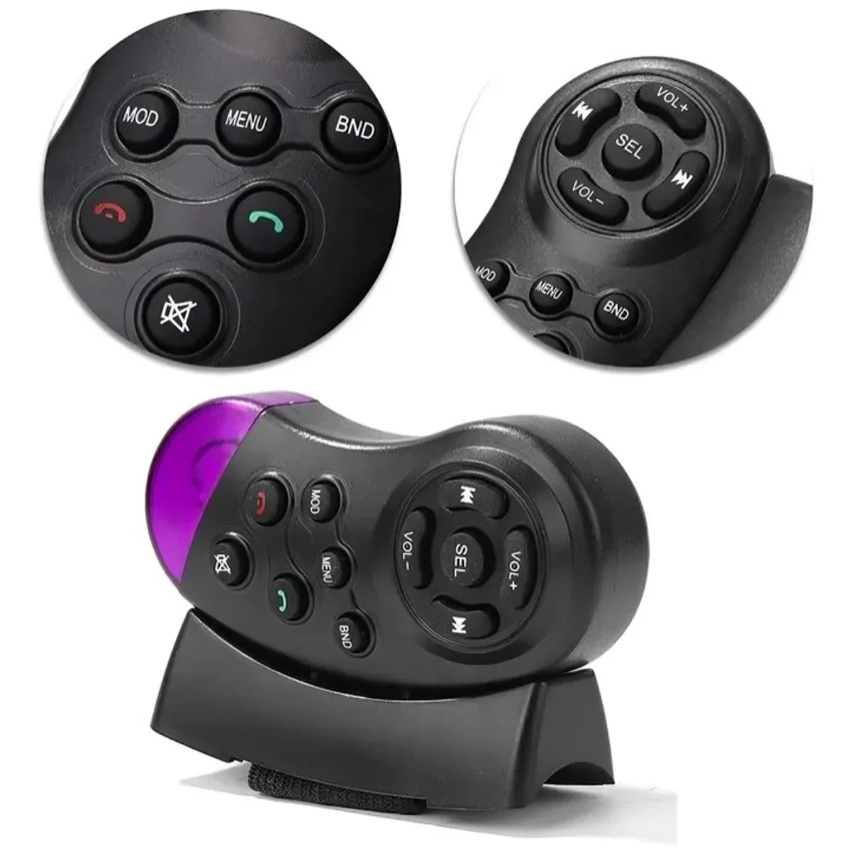 GENERICO - Control Mando Volante Radio Inalambrico Multimedia Universal