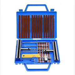 GENERICO - Kit 27 Piezas Reparación Pinchazos Neumático Emergencia Auto