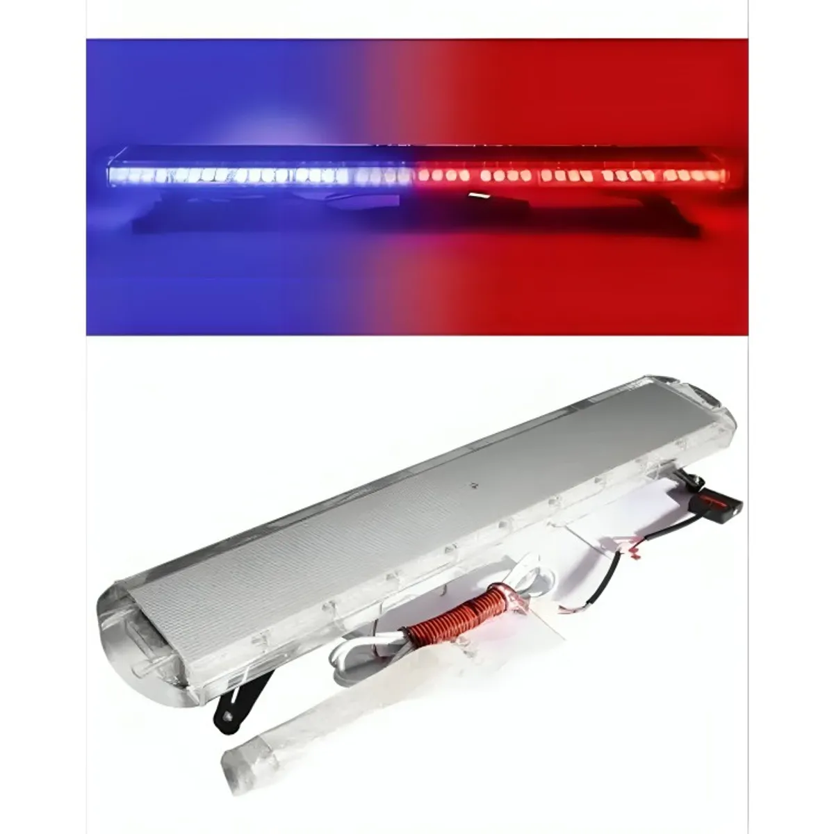 GENERICO - Baliza Led Barra Auto Emergencia 120cm 88 Led 12v24v