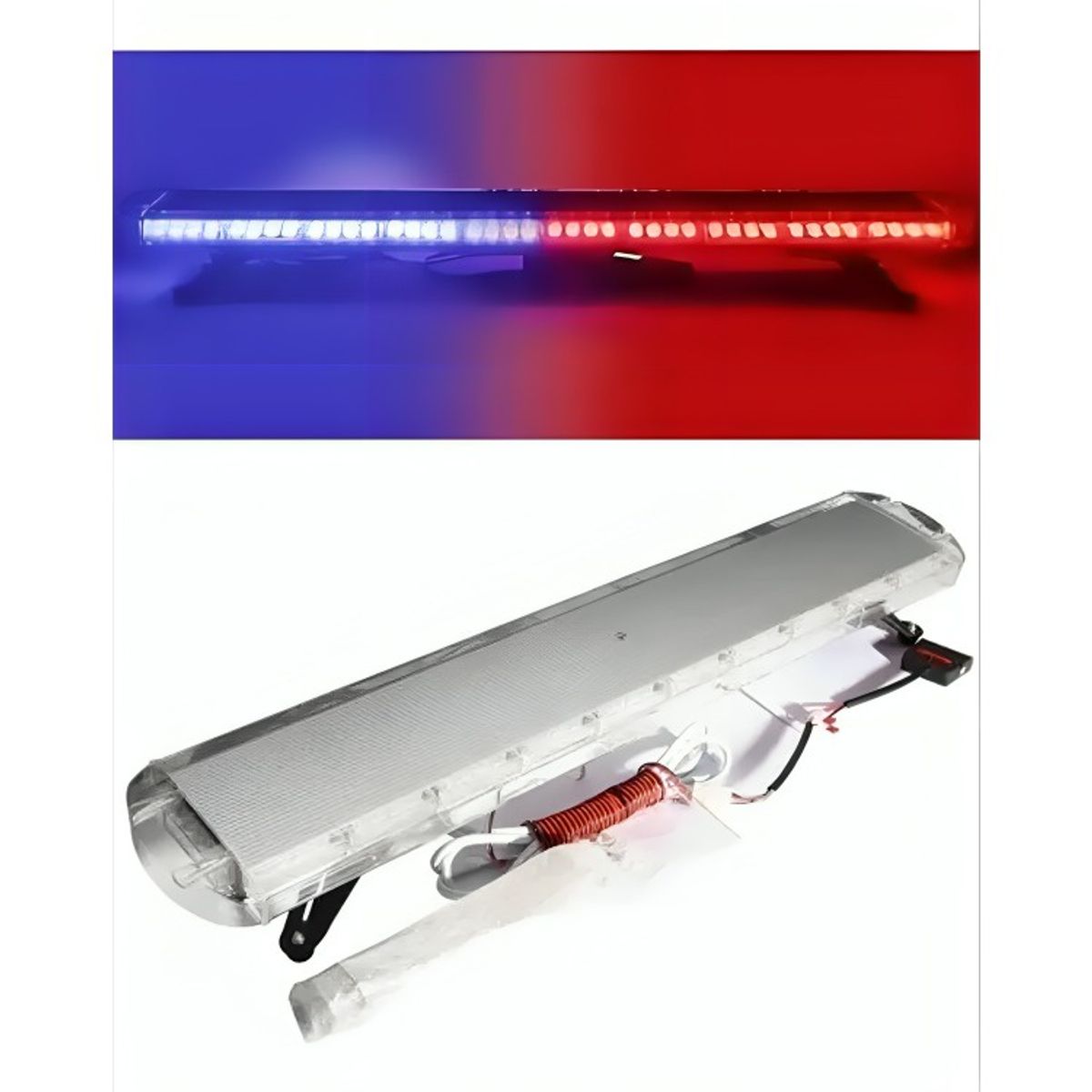 GENERICO - Baliza Led Barra Auto Emergencia 120cm 88 Led 12v24v