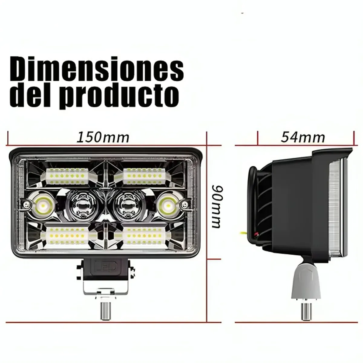 GENERICO - Barra Neblinero Auto 4 Pulgadas 150w Led