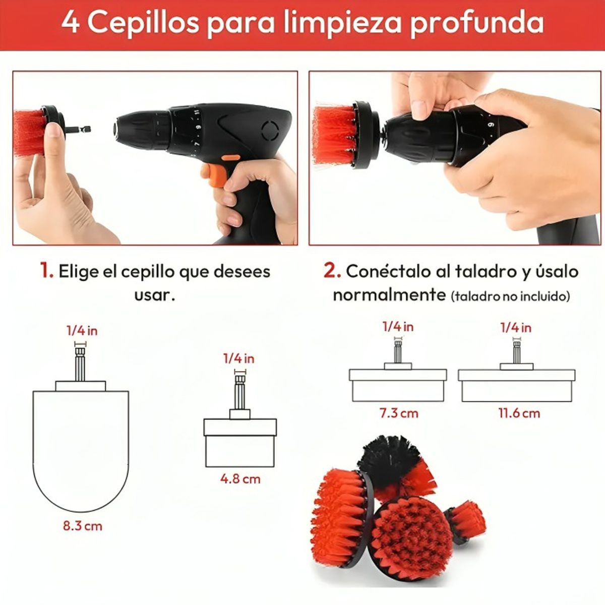 GENERICO - Kit 18 Piezas Limpieza De Auto Interior Y Exterior