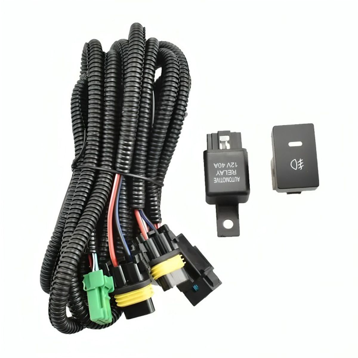 GENERICO - Ramal Cableado Interruptor Relay Botonera Para Neblineros
