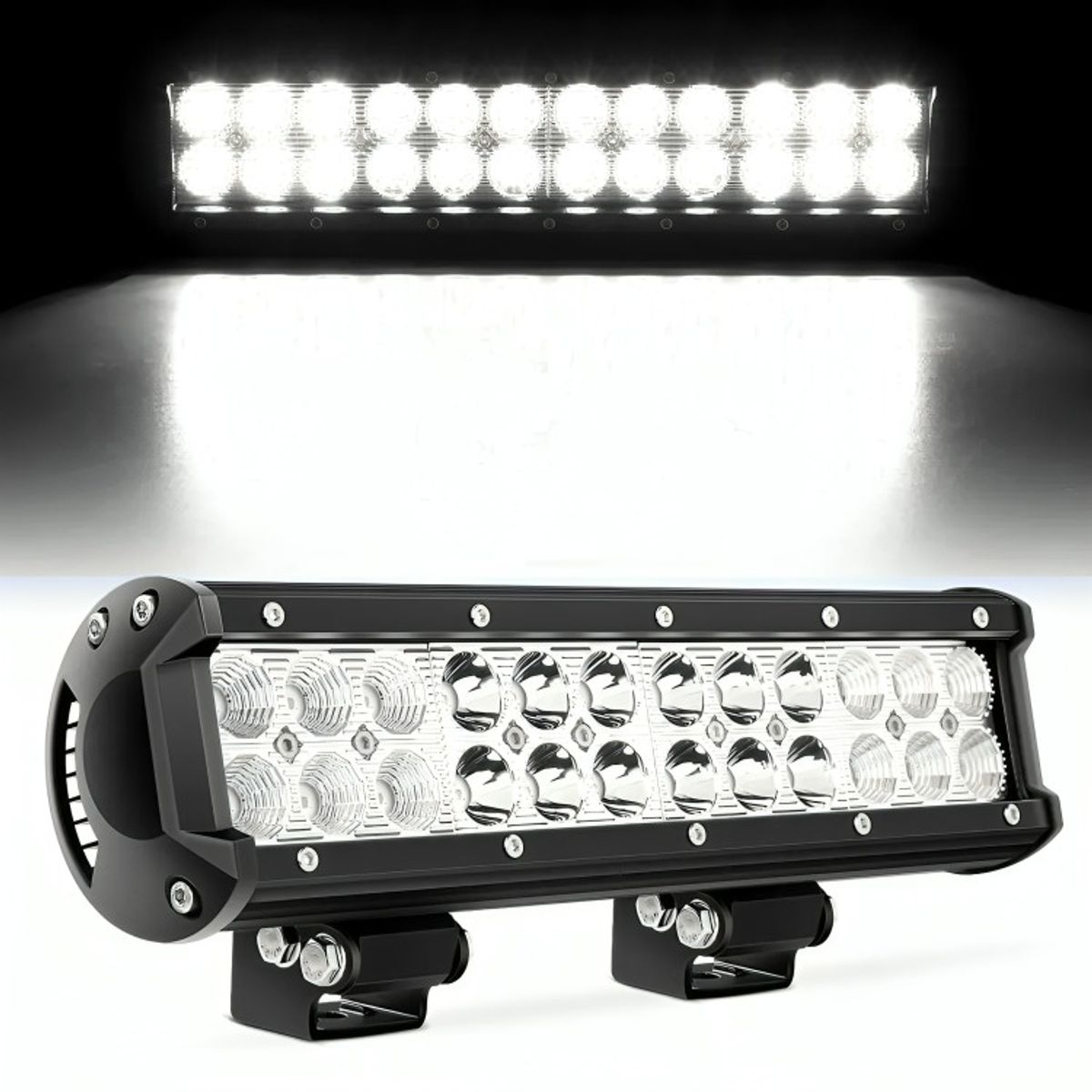 GENERICO - Barra Led 4x4 Neblinero 72w 24 Led