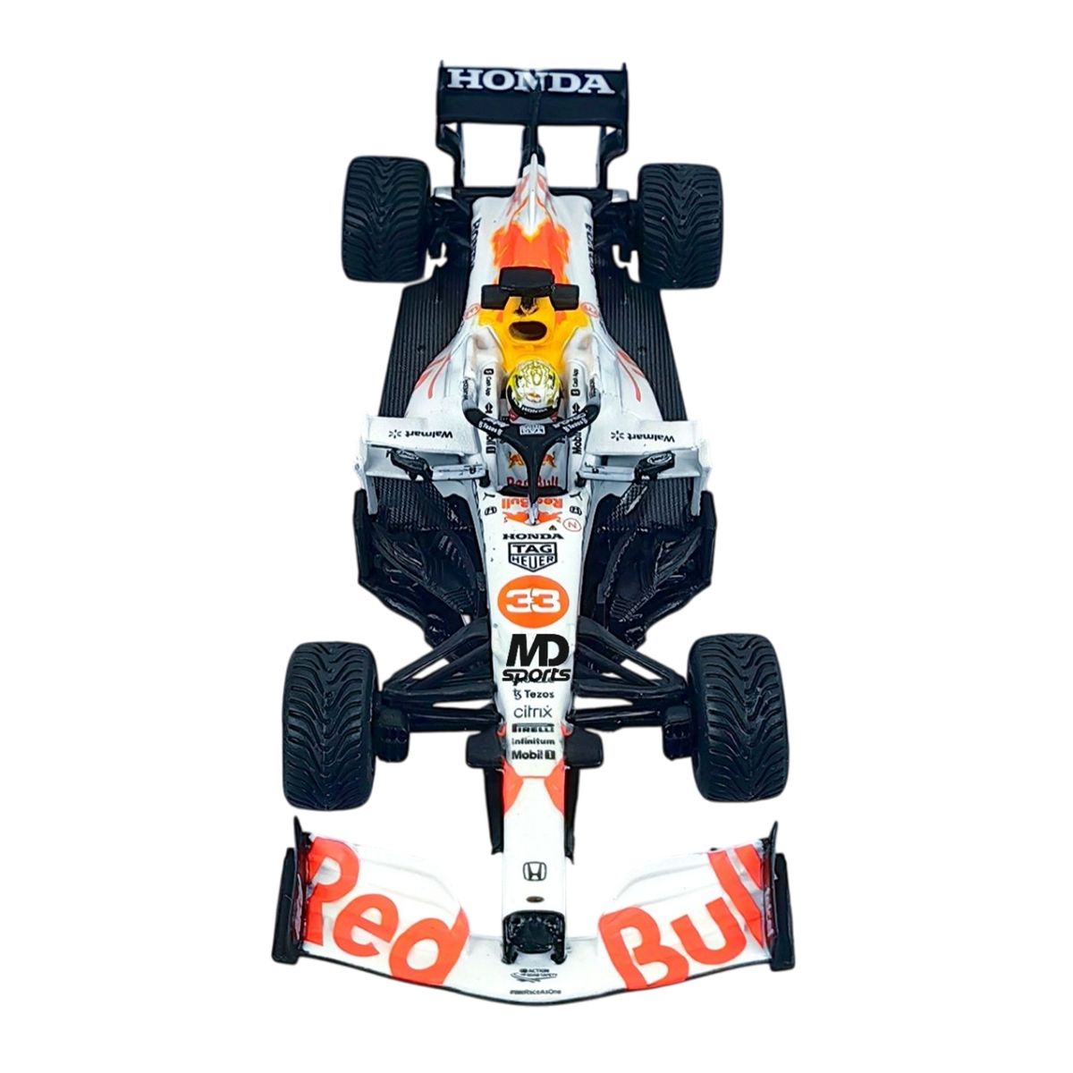 FORMULA 1 - Auto F1 Redbull Rb16b Blanco 2021 Max Verstappen Minigt 1:64