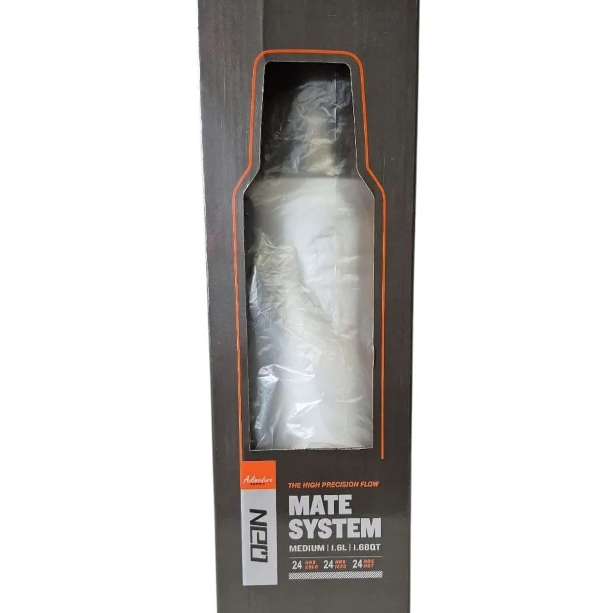GENERICO - Termo de Agua 1600 ML + Mate Kit Color Blanco