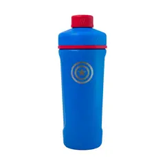 MARVEL - SHAKER METALICO 950ML AZUL CAPITAN AMERICA -