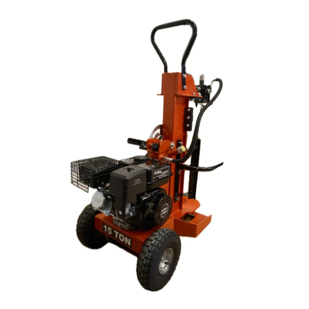 GENERICO - Trozador Partidor Astillador Hidráulico 15 TONELADAS Motor Bencinero