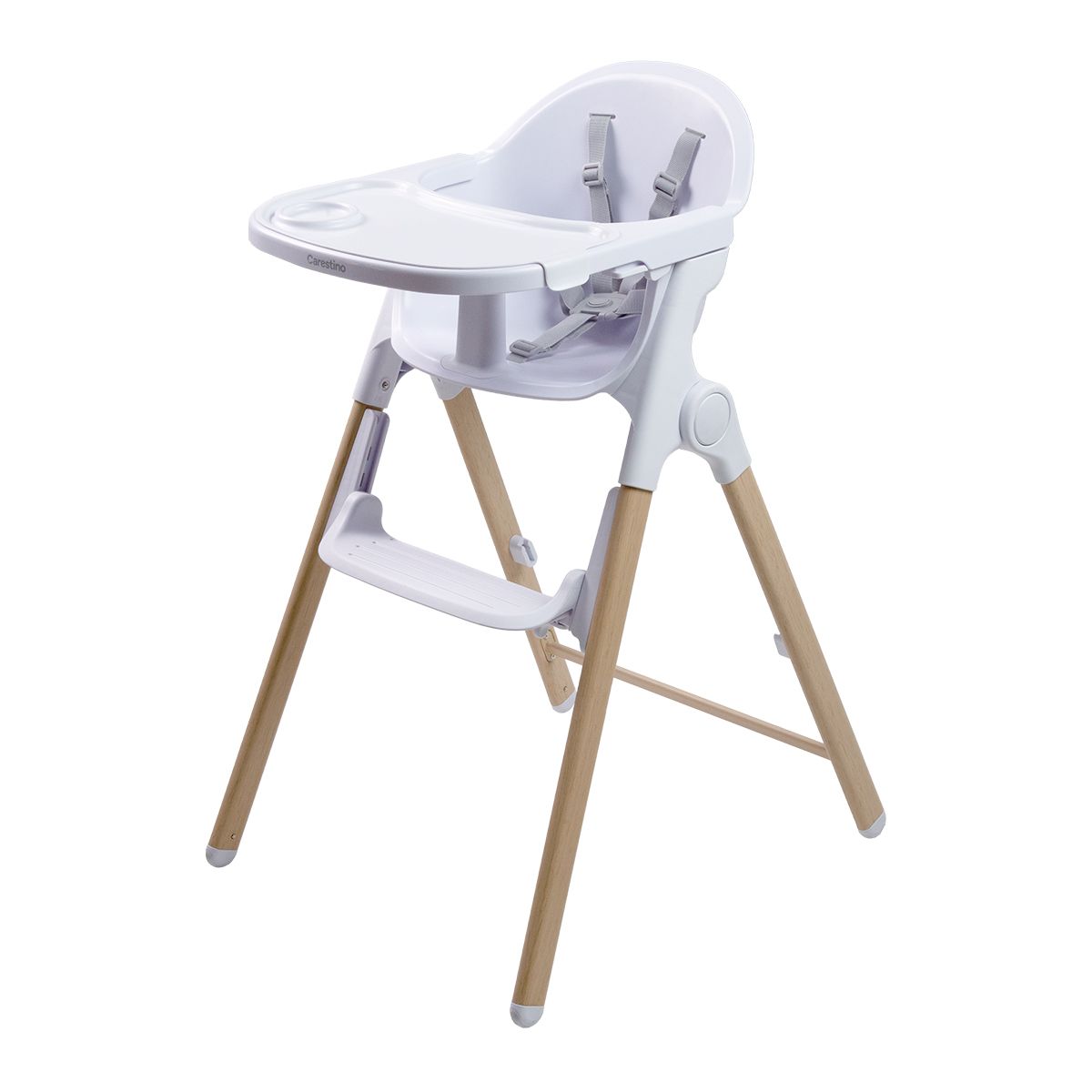 CARESTINO - Silla de Comer Baku Blanco