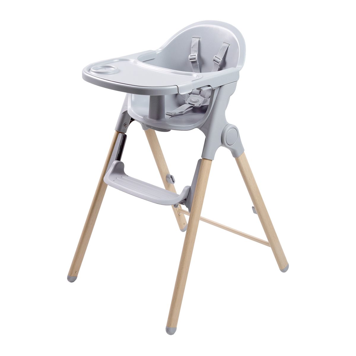 CARESTINO - Silla de Comer Baku Gris