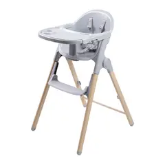 CARESTINO - Silla de Comer Baku Gris