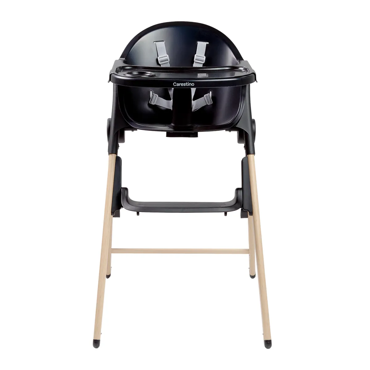 CARESTINO - Silla de Comer Baku Negro