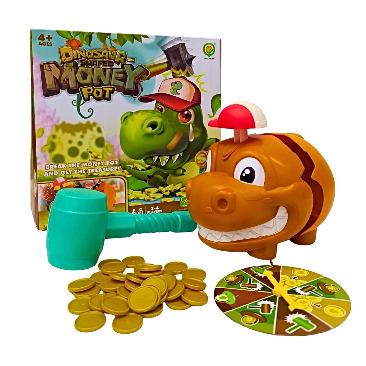 GENERICO - JUGUETE DINOSAURIO ROMPE ALCANCIA