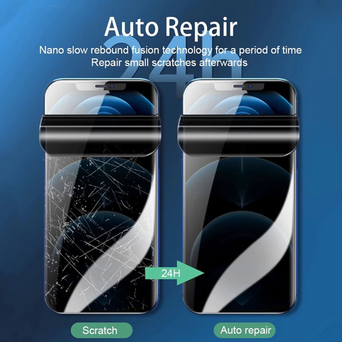 ROCK SPACE - Lamina Hidrogel Para iPhone 14 PRO MAX Reforzada Anti Espia