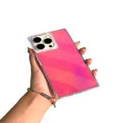 KBOD - Carcasa Cuadrada Antigolpes Blox A83 Tornasol Para iPhone 12 y 12 Pro