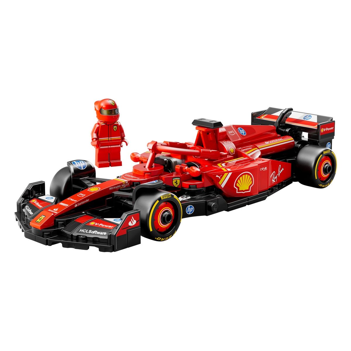ANSALDO - Auto De Carreras Ferrari Sf-24 F1 Lego Speed Champions