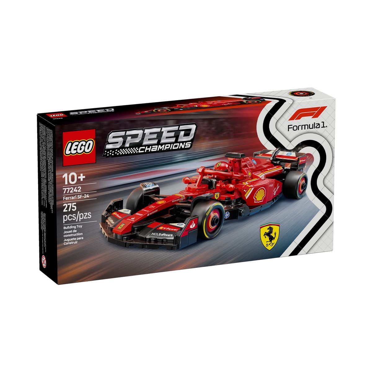 ANSALDO - Auto De Carreras Ferrari Sf-24 F1 Lego Speed Champions