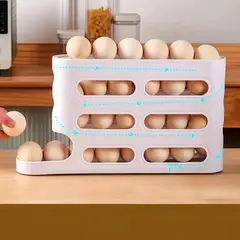 GENERICO - Organizador De Huevos Dispensador De Huevos Porta Huevos