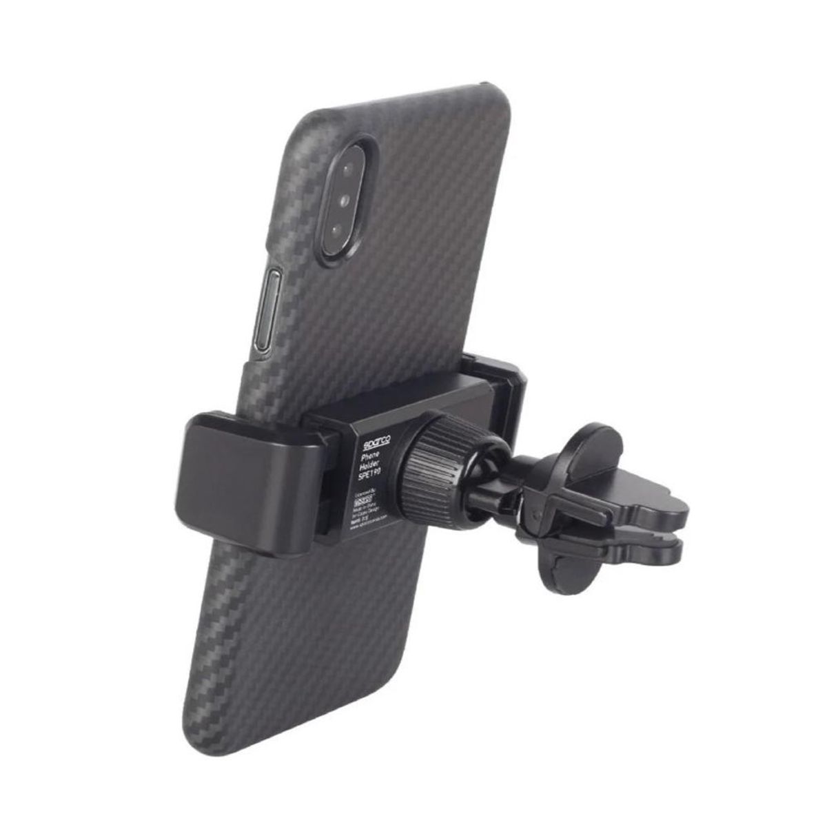 SPARCO - Porta Celular Auto Sparco 360 Mini Pinza Aire Acond