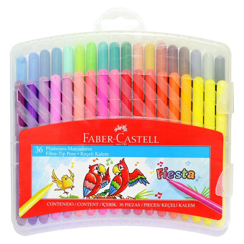 FABER - Marcadores Escolares 36 Colores Es