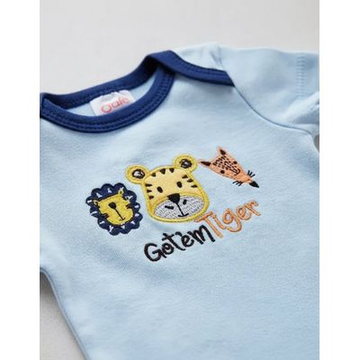 Imagen 2 del producto Pack 5 Bodys Bebé Algodón Colores - ENVIO GRATIS