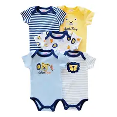 ENCANTO - Pack 5 Bodys Bebé Algodón Colores - ENVIO GRATIS