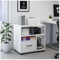 Mueble De Oficina Archivador Cajonera Y Rueda Multiusos