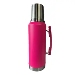 GENERICO - Termo de Agua 1600 ML + Mate Kit Color Fucsia