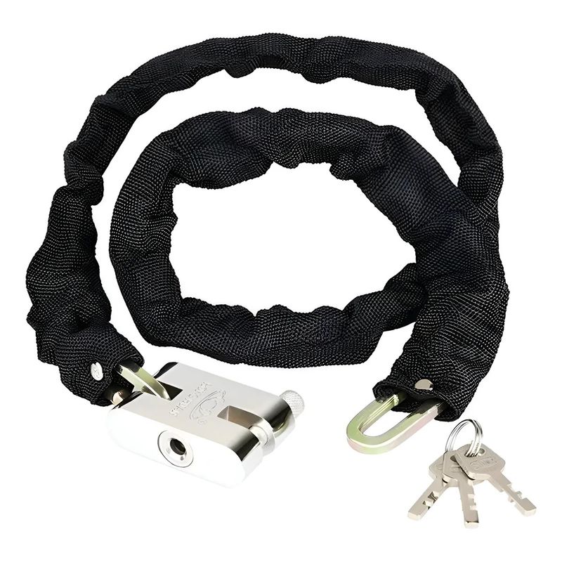 GENERICO - Cadena Seguridad - Candado Cadena Para Motos Bicicleta 90cm