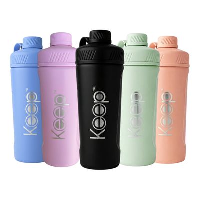 Keep Shaker Metálico Celeste 950Ml -